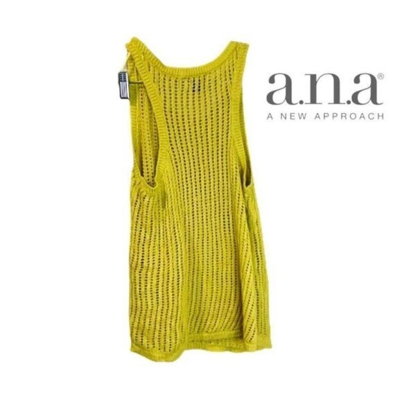 a.n.a Women's Summer Sleeveless Open Knit Tank Top‎ - Picture 4 of 6